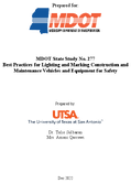 Best Practices for Lighting and Marking Construction and Maintenance Vehicles and Equipment for Safety