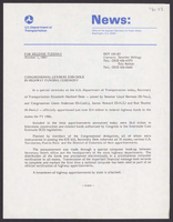 Department of Transportation News Releases OctoberDecember 1985