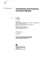 Antimisting Fuel Breakup and Flammability