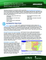 Integrating the Safe System Approach in the Highway Safety Improvement Program Arkansas Case Study