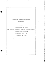 Interstate Commerce Commision Report of the Accident  Investigation Occuring on the ATCHISON TOPEKA AND SANTA FE RAILWAY PEORIA AZ