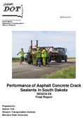 Performance of Asphalt Concrete Crack Sealants in South Dakota