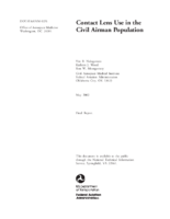 Contact Lens Use in the Civil Airman Population