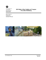 2015 RightofWay Fatality and Trespass Prevention Workshop