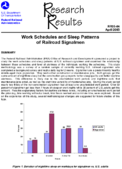 Work Schedules and Sleep Patterns of Railroad Signalmen Research Results