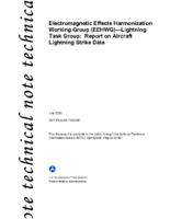 Electromagnetic Effects Harmonization Working Group EEHWG  Lightning Task Group Report on Aircraft Lightning Strike Data