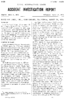 Investigation of Aircraft Accident UNITED AIR LINES NEAR OAKLAND CALIFORNIA 19510824