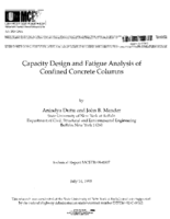 Capacity Design and Fatigue Analysis of Confined Concrete Columns