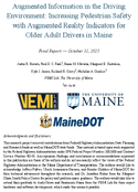 Augmented Information in the Driving Environment Increasing Pedestrian Safety with Augmented Reality Indicators for Older Adult Drivers in Maine