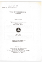 Vehicle Test Procedure Driving Schedules