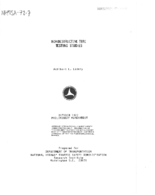 Nondestructive Tire Testing Studies