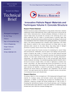 Innovative Pothole Repair Materials and Techniques Volume II Concrete Structures Technical Brief