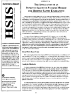 Application of an Improved Accident Analysis Method for Highway Safety Evaluations