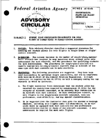 AC 6124 Student Pilot Certificate Endorsements for Solo Flight in SinglePlace or SingleControl Aircraft