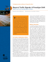 Beyond Traffic Signals A Paradigm Shift Intersection Control for Autonomous Vehicles  fact sheet