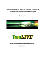 Green Cooperative Adaptive Control Systems in the Vicinity of Signalized Intersections