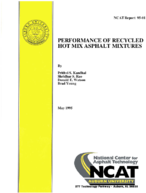 Performance of Recycled Hot Mix Asphalt Mixtures