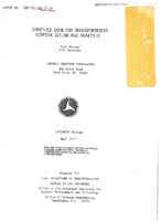 Computer Code for Transportation Network Design and Analysis