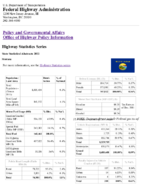 Highway Statistics Series State Statistical Abstracts 2012  Montana