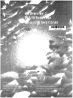 An Overview of PM10 Base Year Emissions Inventories