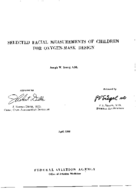 Selected facial measurements of children for oxygenmask design