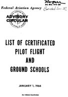 AC 1402B List of Certificated Pilot Flight and Ground Schools