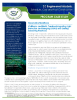 Geomatics Workflows California and North Carolina Integrating Light Detection and Ranging LiDAR into Existing Surveying Practices