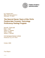 The Second Seven Years of the FAAs Postmortem Forensic Toxicology ProficiencyTesting Program