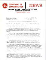 Department of Transportation News Urban Mass Transportation Administration UMTA 7231