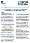 Detection of RockfallProne Areas Through InSARSBAS Analysis Research Results