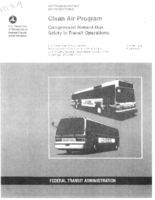 Clean Air Program Compressed Natural Gas Safety in Transit Operations