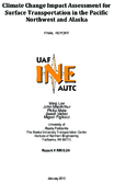 Climate Change Impact Assessment for Surface Transportation in the Pacific Northwest and Alaska