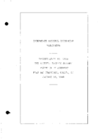 Interstate Commerce Commision Report of the Accident  Investigation Occuring on the SOUTHERN PACIFIC RAILROAD SAN FRANCISCO CA