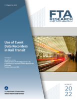 Use of Event Data Recorders in Rail Transit