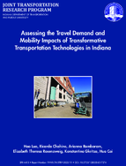 Assessing the Travel Demand and Mobility Impacts of Transformative Transportation Technologies in Indiana