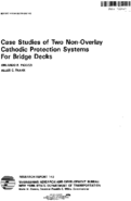 Case Studies of Two NonOverlay Cathodic Protection Systems for Bridge Decks