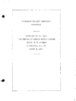 Interstate Commerce Commision Report of the Accident  Investigation Occuring on the CENTRAL OF GEORGIA RAILWAY REYNOLDS GA