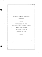 Interstate Commerce Commision Report of the Accident  Investigation Occuring on the UNION PACIFIC RAILROAD WILLARD UTAH