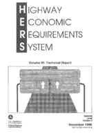 Highway Economic Requirements System  v IV Technical Report Version 2
