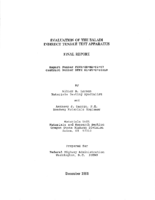 Evaluation of the Baladi indirect tensile test apparatus  final report