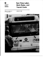 Parttime Labor Work Rules and Transit Costs