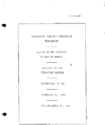 Interstate Commerce Commision Report of the Accident  Investigation Occuring on the VIRGINIAN RAILWAY CIRTSVILLE WV