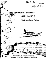 AC 618B Instrument Rating Airplane Written Test Guide