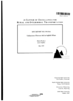 Utilization of Bottom Ash in Asphalt Mixes