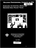 Building professional capacity in ITS  guidelines for staffing hiring and designing ideal project teams