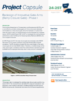 Redesign of Innovative Gate Arms Ramp Closure Gate  Phase I Research Project Capsule 242ST