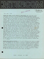 Federal Aviation Agency Intercom May 1963