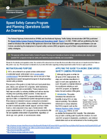 Speed Safety Camera Program and Planning Operations Guide An Overview