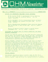 Office of Hazardous Materials Newsletter October 1971