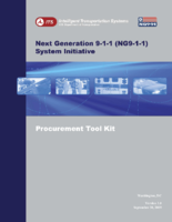 Next Generation 911 NG911 System Initiative Procurement Tool Kit Version 10